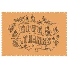 thanksgiving placemat