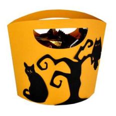 black cat and owl tote