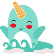 christmas narwhal
