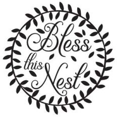 bless this nest wreath