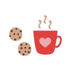drink and cookies