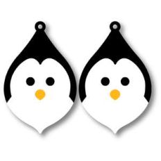 penguin earrings