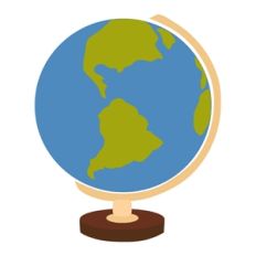 globe / map of the world