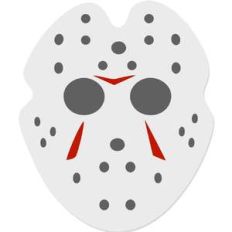 scary hockey mask