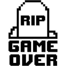 game over gravestone