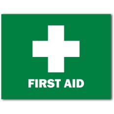 first aid label