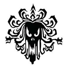 halloween monster flourish