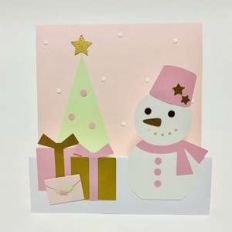 snowman and presents