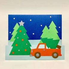 christmas truck card