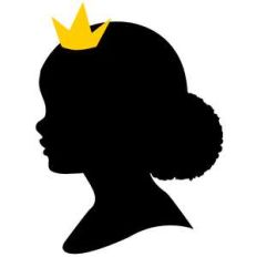 baby girl afro low puff