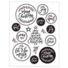 christmas sticker sheet template