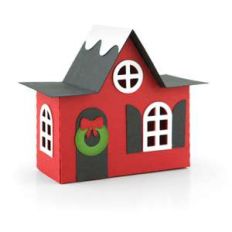3d christmas house