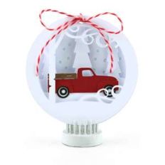 christmas ornament red truck