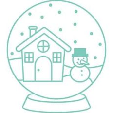christmas snow globe