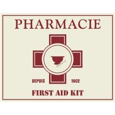 french first aid label