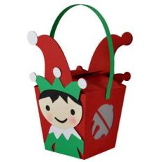 hanging elf box ornament lantern