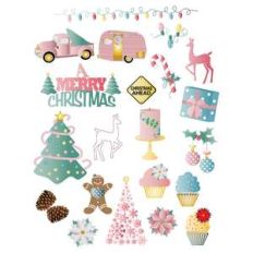 pastel christmas planner stickers