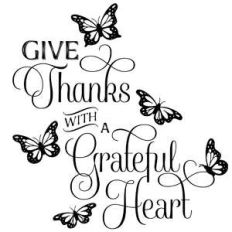 give thanks with a grateful heart butterfly quote