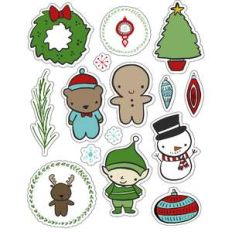ml christmas characters stickers