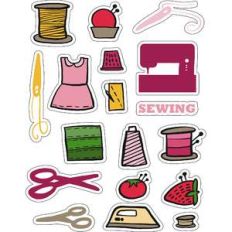 ml sewing is fun stickers