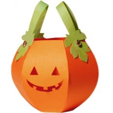 3d jack-o-lantern basket