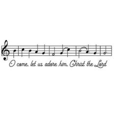 o come let us adore him sheet music