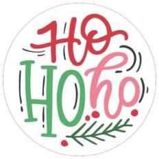 ho ho ho round circle frame