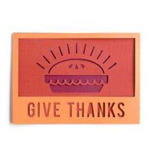 give thanks pie card
