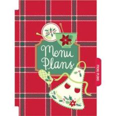 holiday cookbook menu plans divider