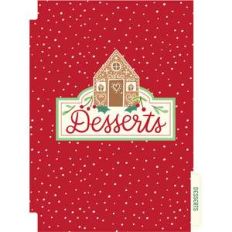 holiday cookbook desserts divider