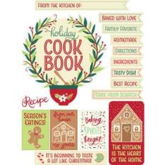 holiday cookbook stickers