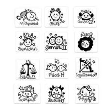 baby star signs stickers