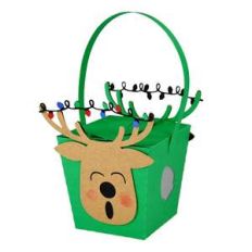 hanging prancer box ornament lantern