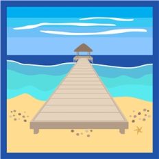 maldive beach hut