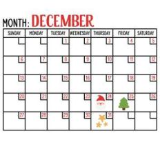 december calendar