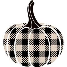 pumpkin buffalo plaid