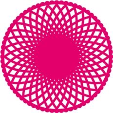 1-pc ornate doily