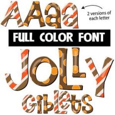 jolly giblets color font