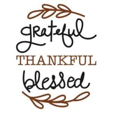 grateful thankful blessed