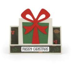 center step card christmas present