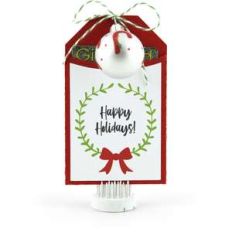 gift card tag wreath