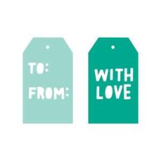 to, from, with love tags