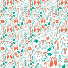 christmas doodles pattern