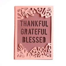 thankful grateful blessed card