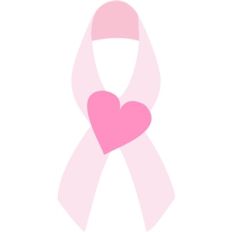 cancer heart ribbon