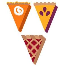 thanksgiving pie banners