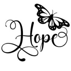 hope butterfly word