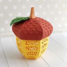 3d acorn lantern