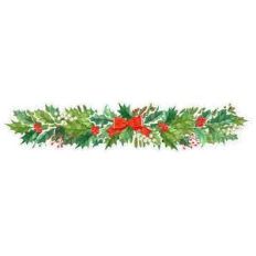 boughs of holly border design