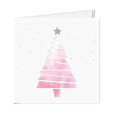 irregular strips tree card